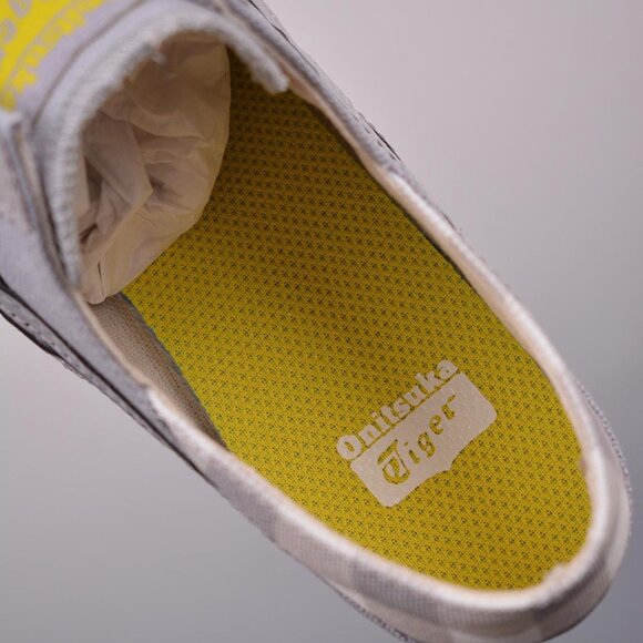 NWT Onitsuka Tiger Tokuten Grey Canvas Casual Wool Running Shoes - Picture 9 of 9